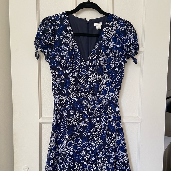 Printed J.Crew dress - Picture 1 of 2